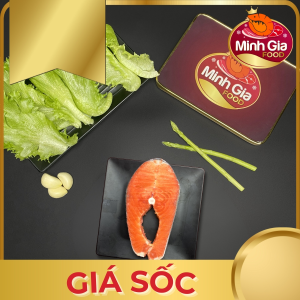 Cá Hồi Khoanh Chile - khoanh dao động từ 250g đến 300g