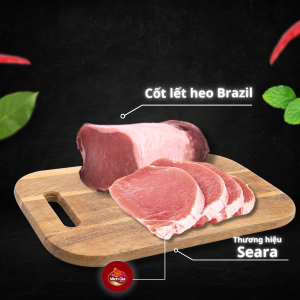Cốt lết heo dạt sống lương Seara - Brazil 